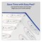 Avery 0.75 in. Diameter Printable Self-Adhesive Permanent ID Labels with Sure Feed - Clear (400/Pack)